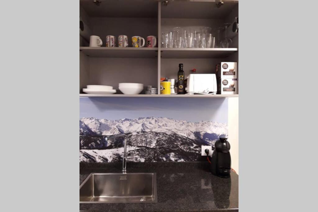 Nuevo Y Acogedor Apto En Vielha-Betren. Con Garaje Appartement Buitenkant foto